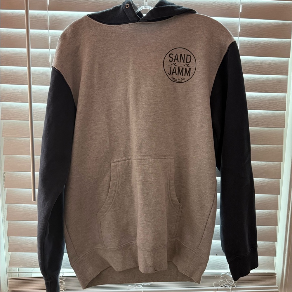 Unisex Navy and Gray Hoodie